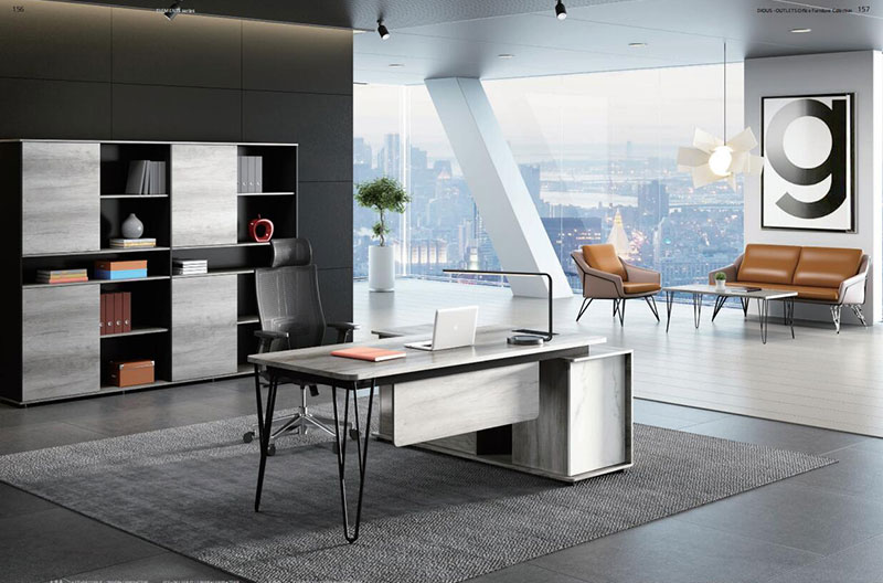 圆方系列 - 老板创业现代办公室大班台 圆方系列 - 老板创业现代办公室大班台