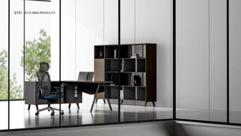 莫兰迪系列 - 时尚美观总监经理胶板办公桌 莫兰迪系列 - 时尚美观总监经理胶板办公桌