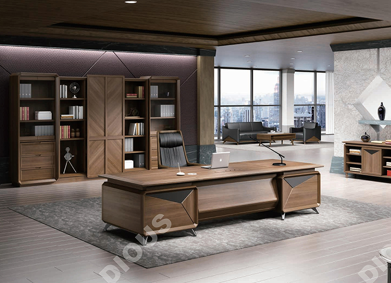 唯艺系列-新中式实木大班台 唯艺系列-新中式实木大班台