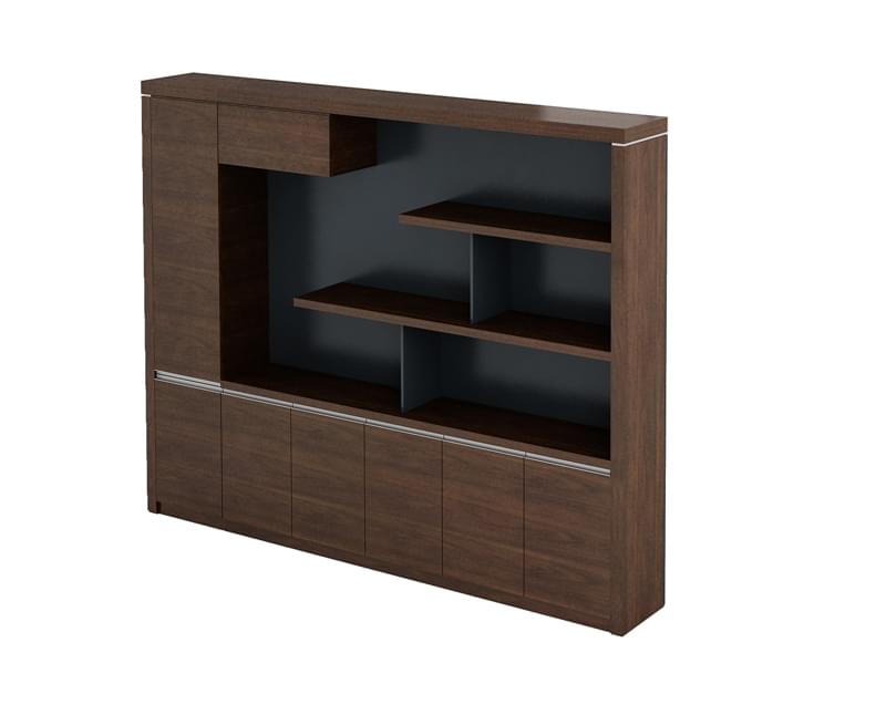 胡桃木办公室简约风格组合大文件柜UN-01S29 胡桃木办公室简约风格组合大文件柜UN-01S29