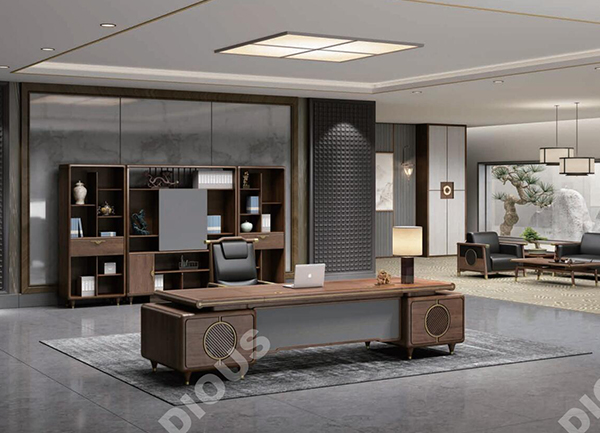 新品-行云系列-新中式板木老板桌-草莓视频污片家具 新品-行云系列-新中式板木老板桌-草莓视频污片家具