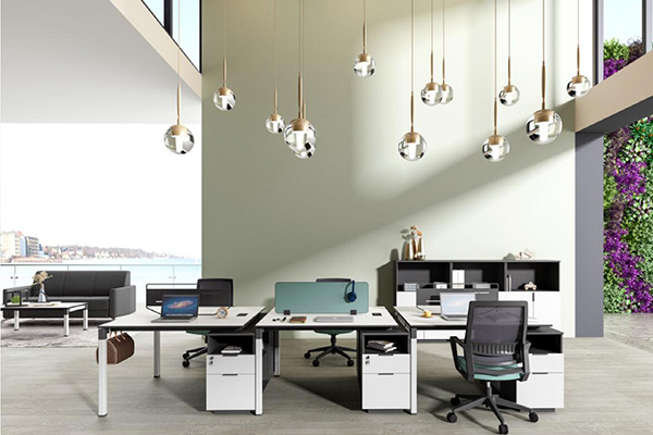 草莓视频污片厂家定制 - 系列 - 绿色环保胶板职员桌