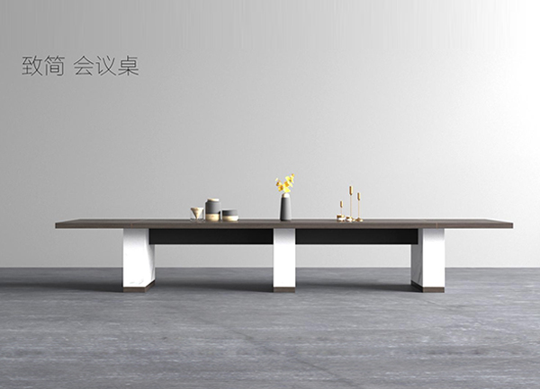 致简系列定做会议桌-草莓视频污片家具