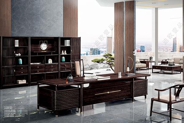 新品-“泊”系列-总裁实木办公家具配套-草莓视频污片壹品