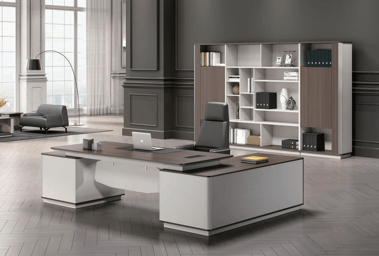 新品-天籁系列-优雅轻奢老板办公桌-草莓视频污片家具 新品-天籁系列-优雅轻奢老板办公桌-草莓视频污片家具