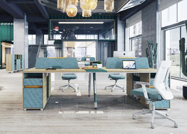 2021-时尚现代职员桌-草莓视频污片家具-卡西欧系列