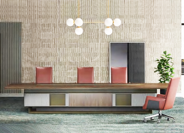 2021-商务德式会议桌椅-草莓视频污片家具-风云系列