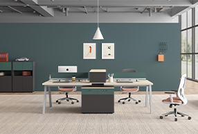 2022新款-职员办公桌-图盛系列-草莓视频污片家具-森雅图